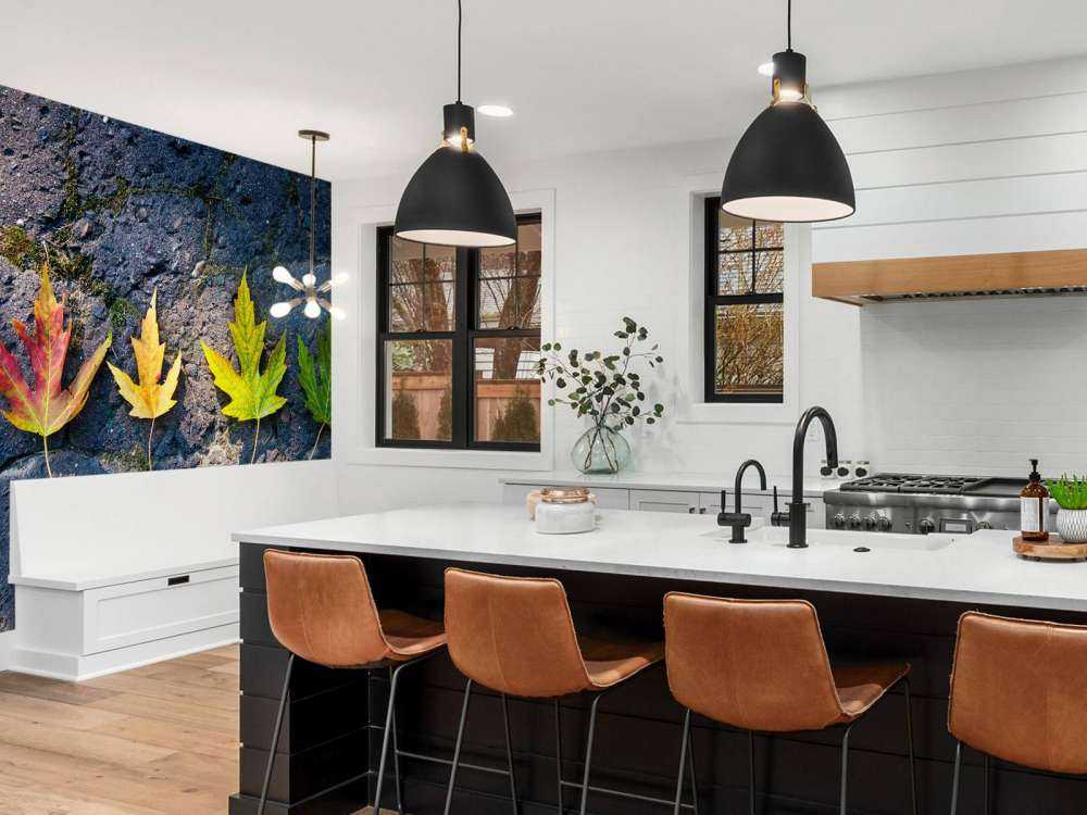 Kleurrijke bladeren in de herfst