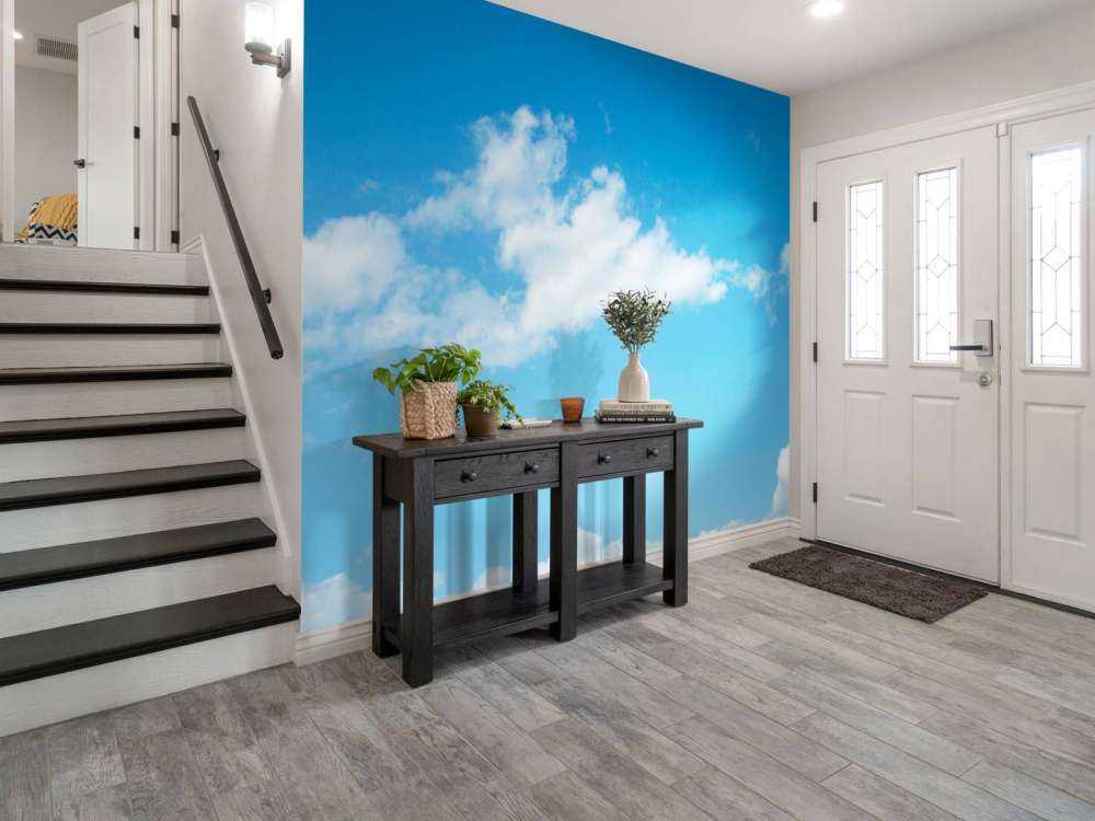 Een helder blauwe lucht