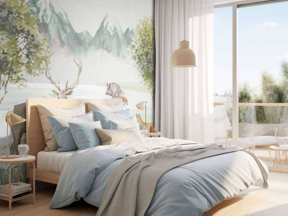 Kleurrijke bosdieren