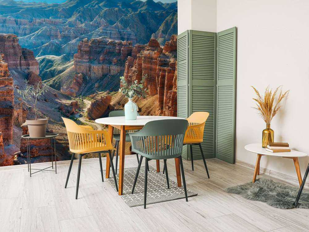 Charyn Canyon in Zuidoost-kazachstan