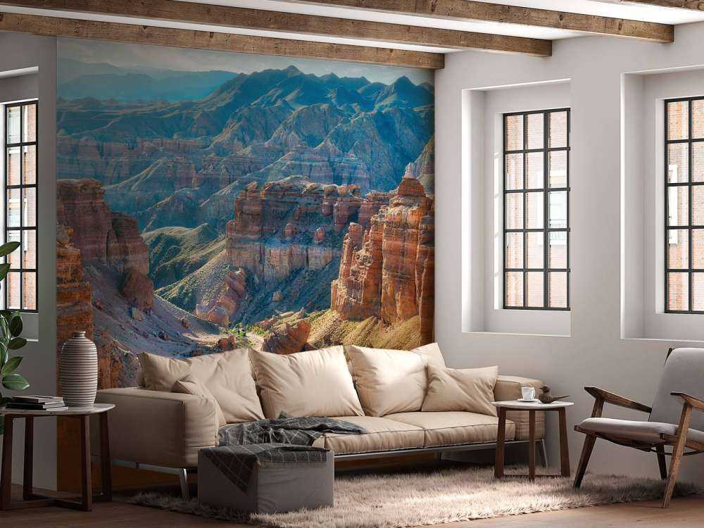 Charyn Canyon in Zuidoost-kazachstan