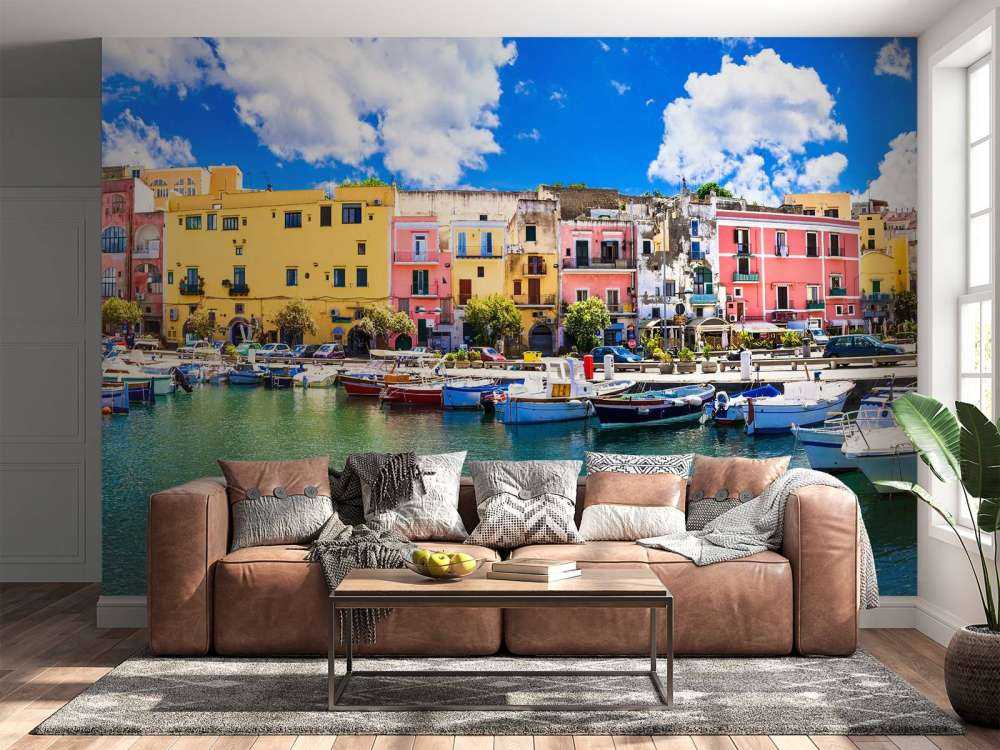 Een kleurrijk eilandje in Italië