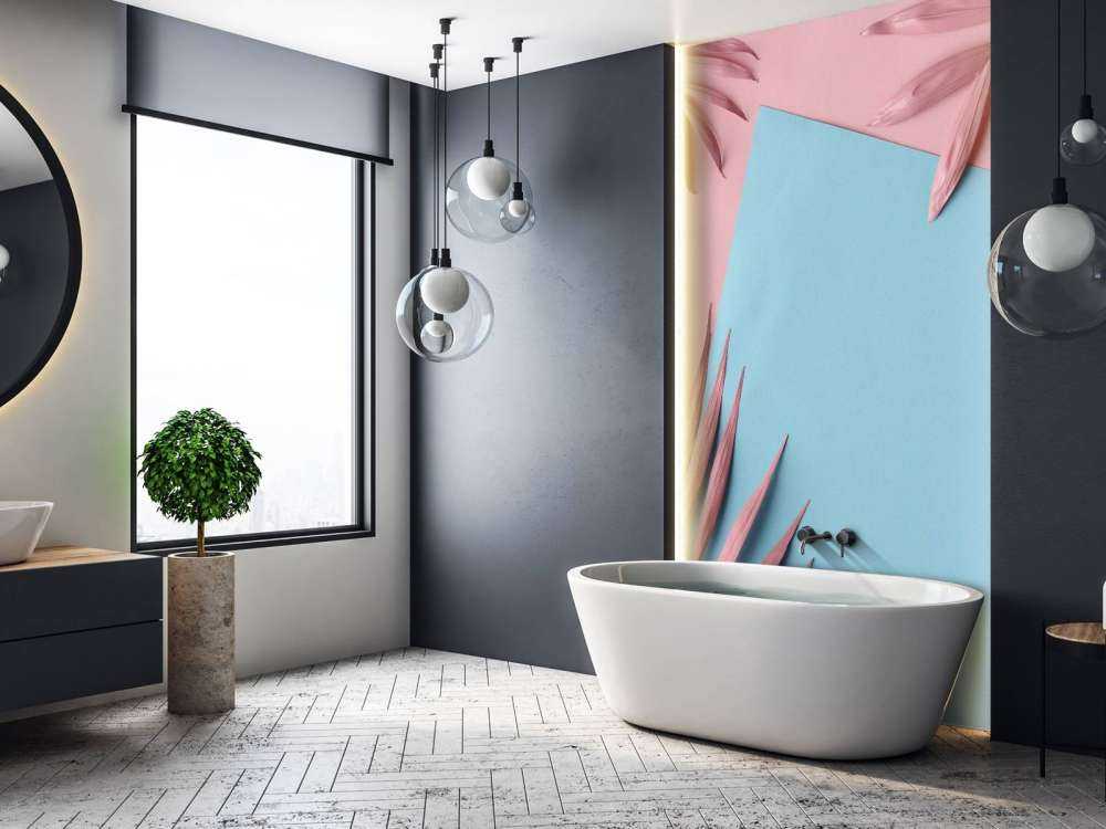 Geverfde palmbladeren