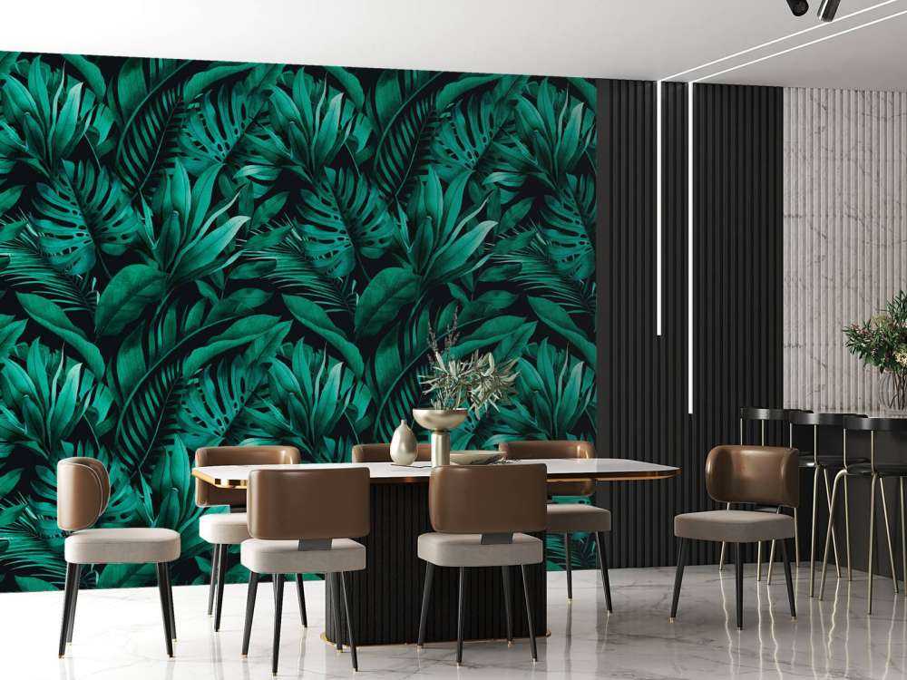 Verschillende groene bladeren