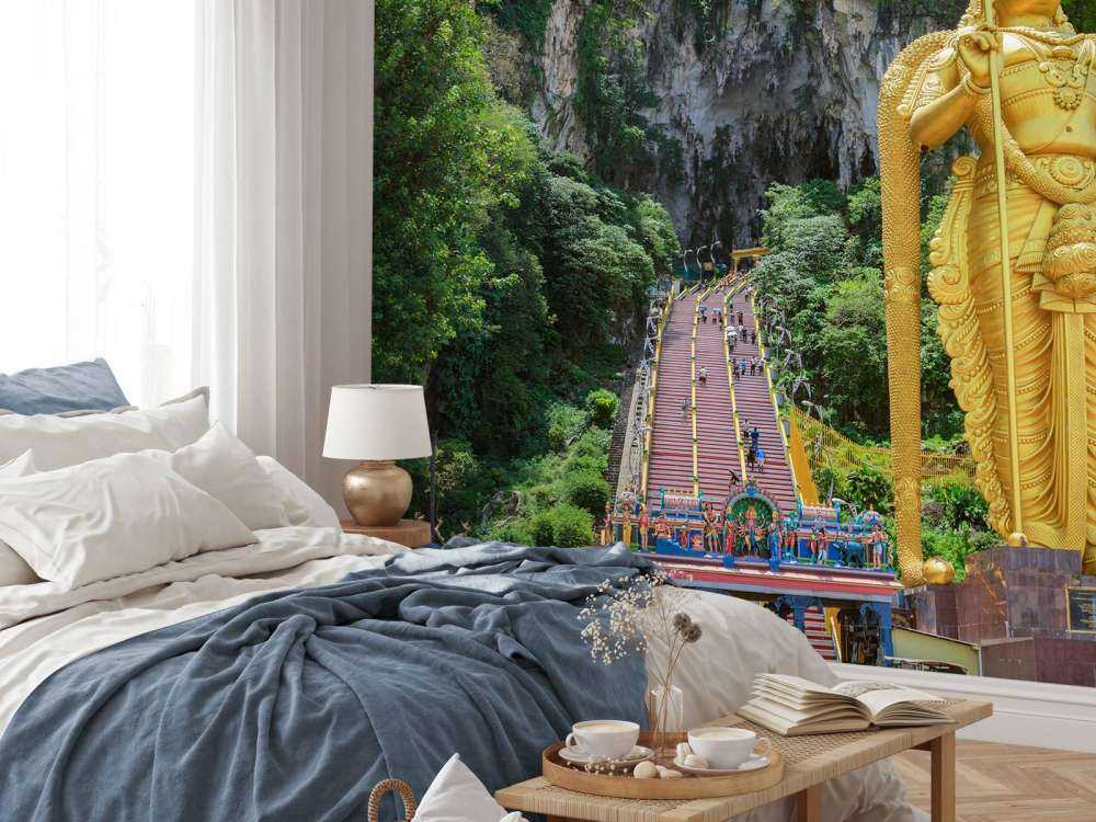 Het Sri Murugan standbeeld in Maleisië