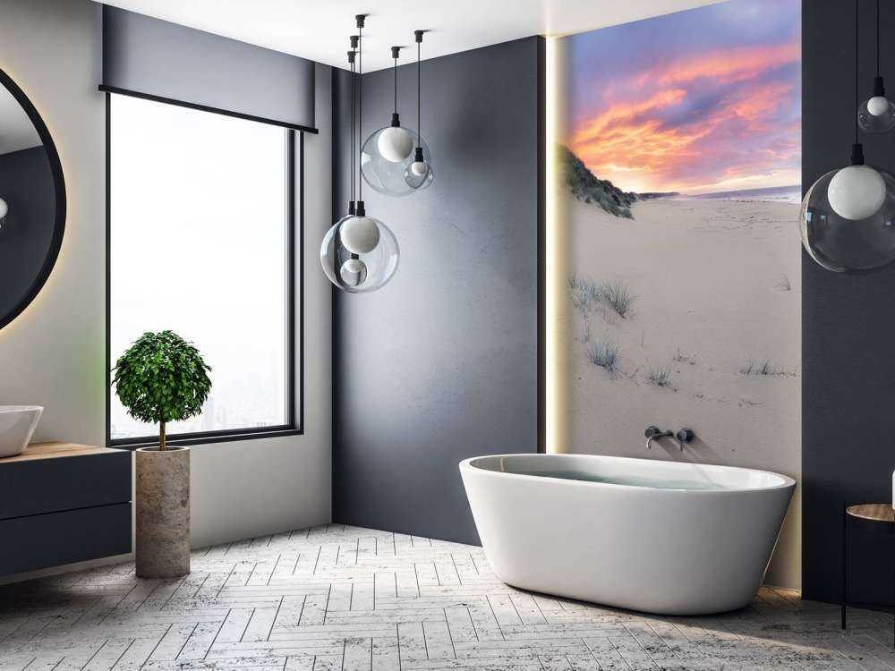 Zonsopgang over zandduinen