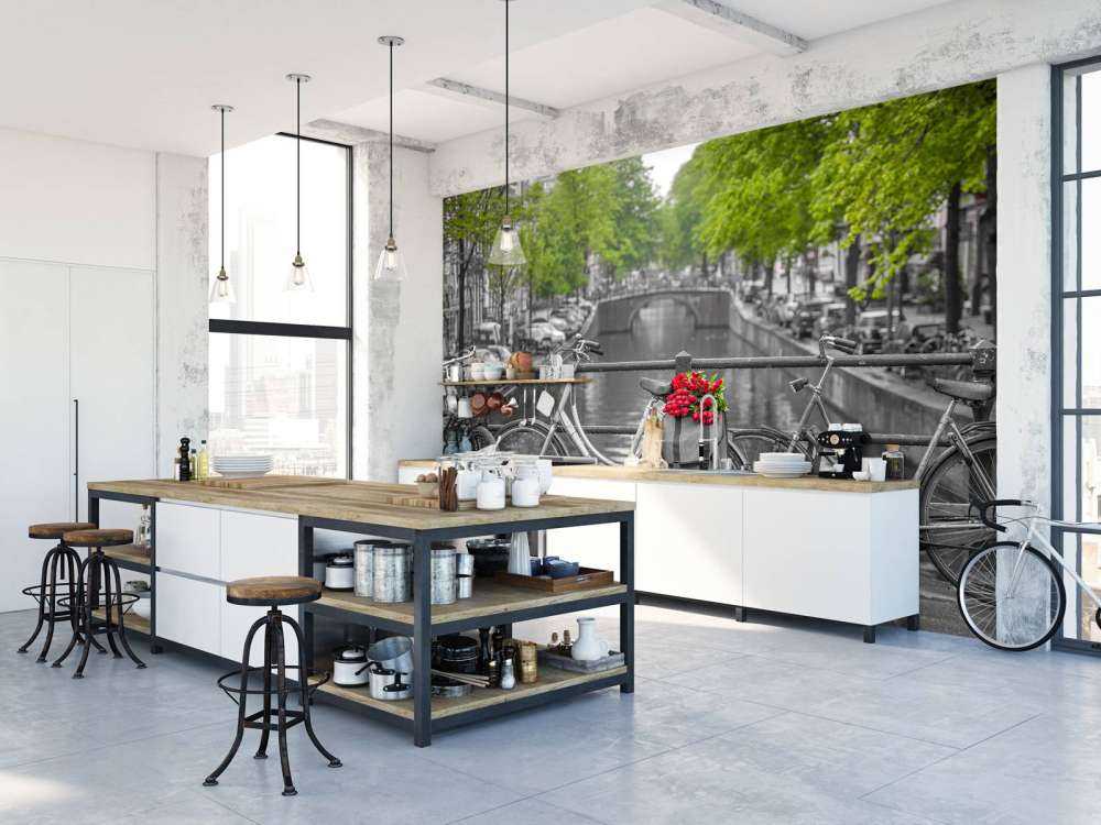 Fiets met bloemen