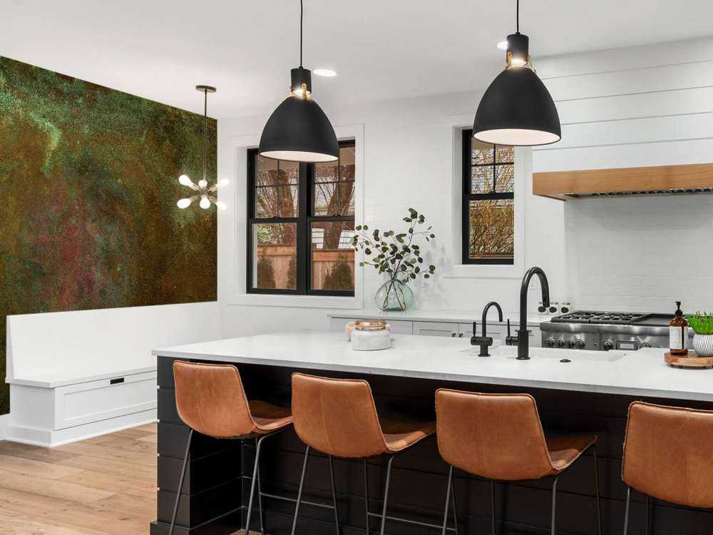 Mooi uitgelichte geoxideerde structuur