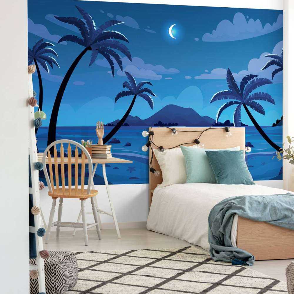 Mooi uitzicht bij nacht