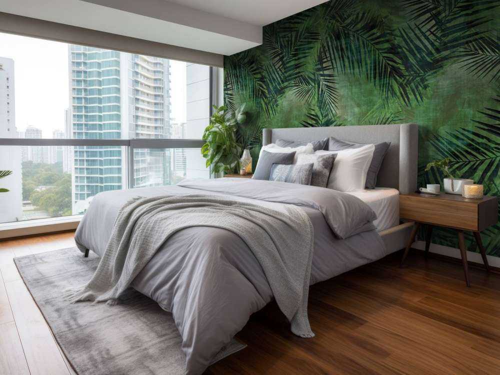 Groene tropische bladeren