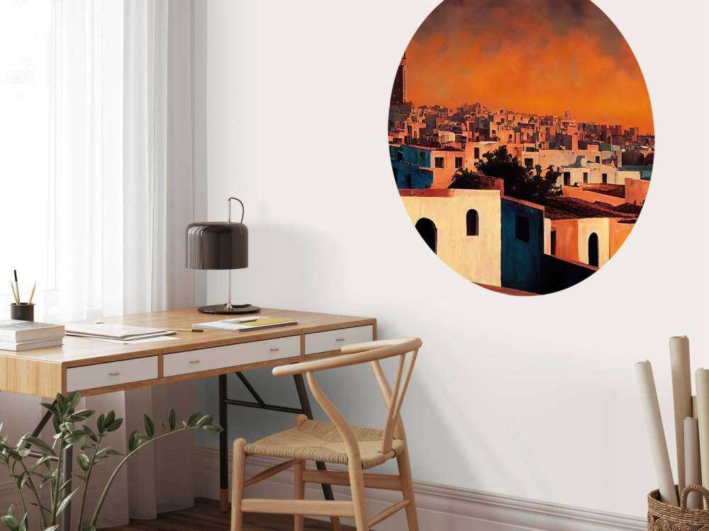 Casablanca bij zonsondergang