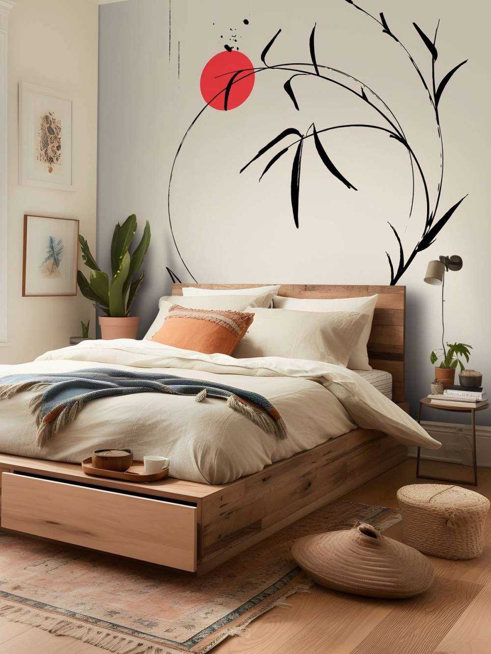 Abstracte illustratie in Oosterse stijl