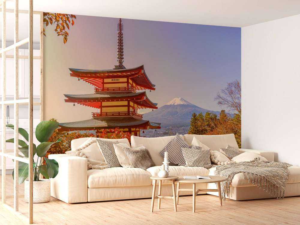 Fuji en Chureito Pagoda