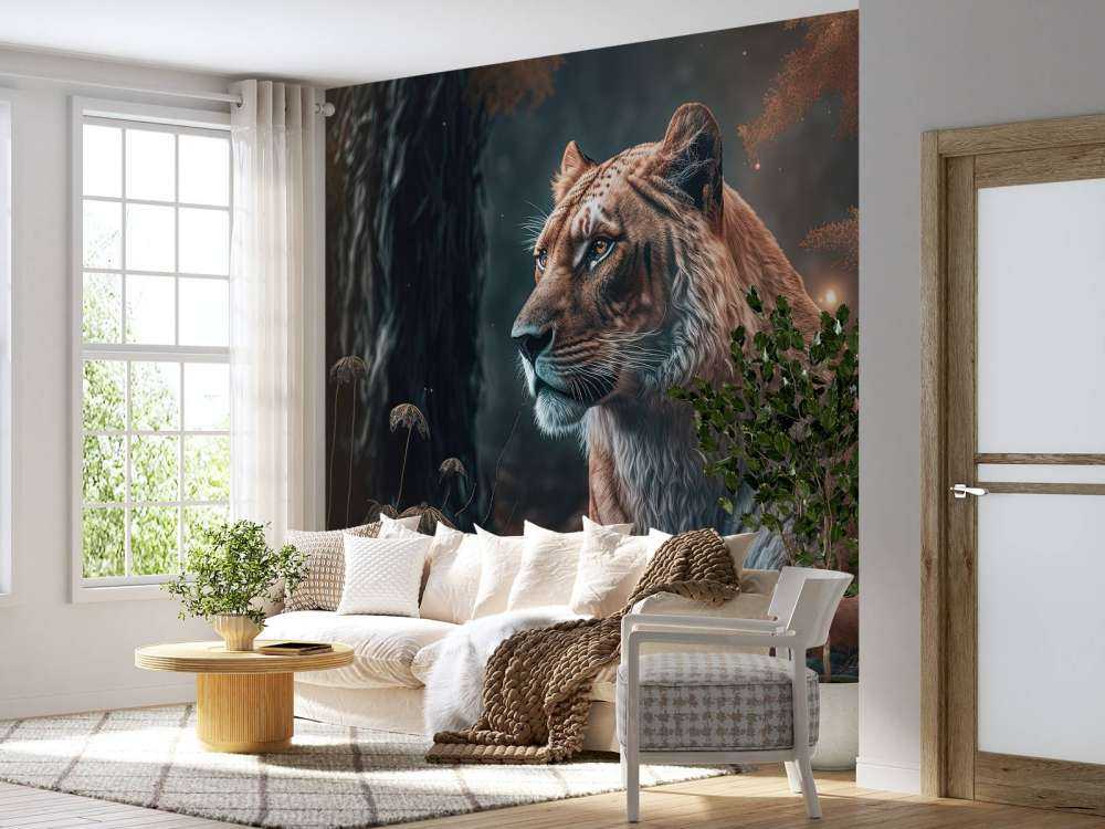 Illustratie van een leeuw