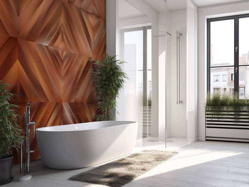 Abstract koperen achtergrond