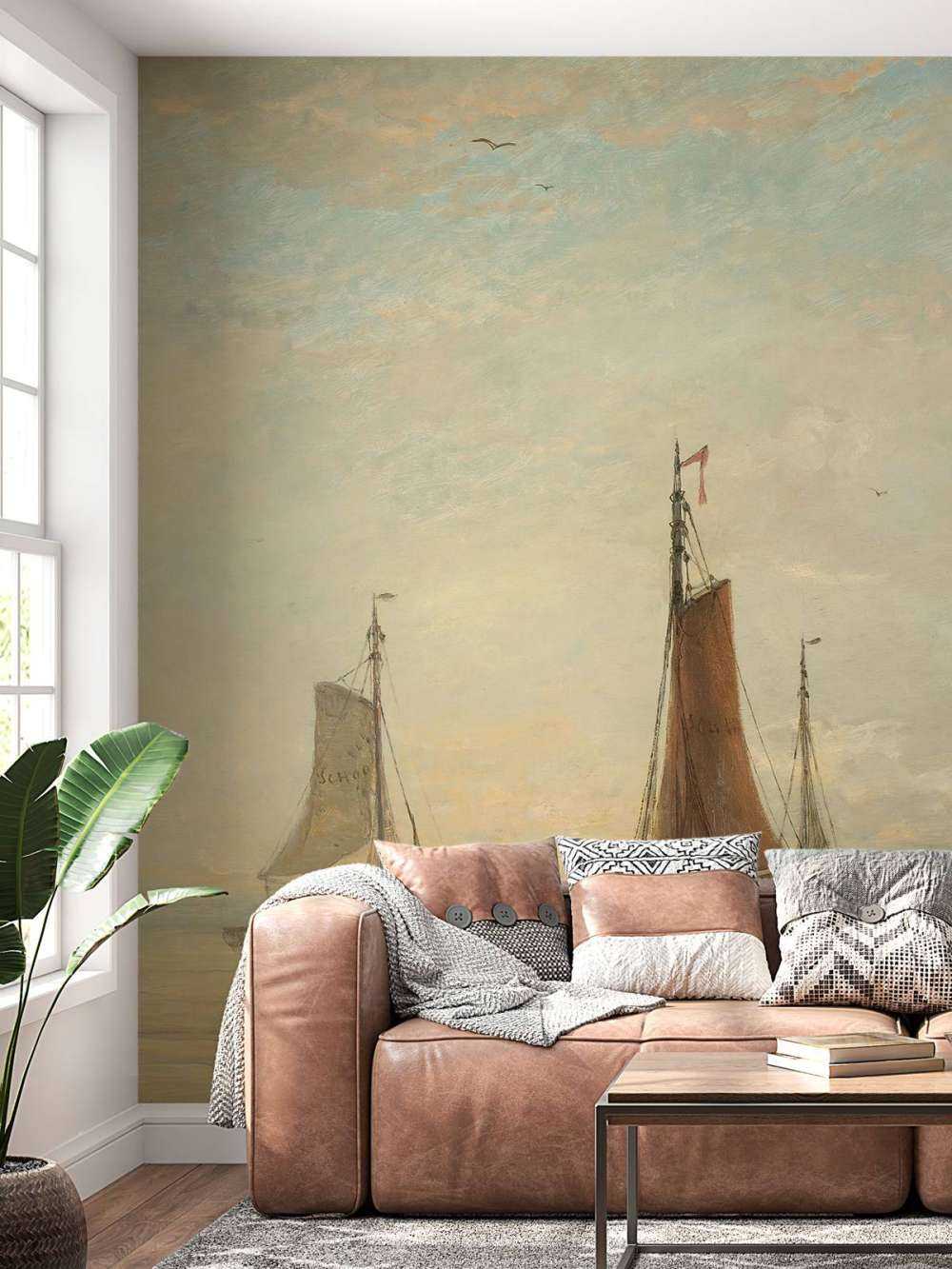 Scheveningse bommen voor anker