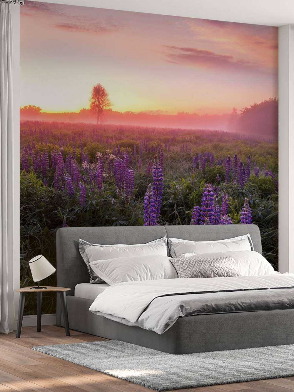 Bloeiende lupines