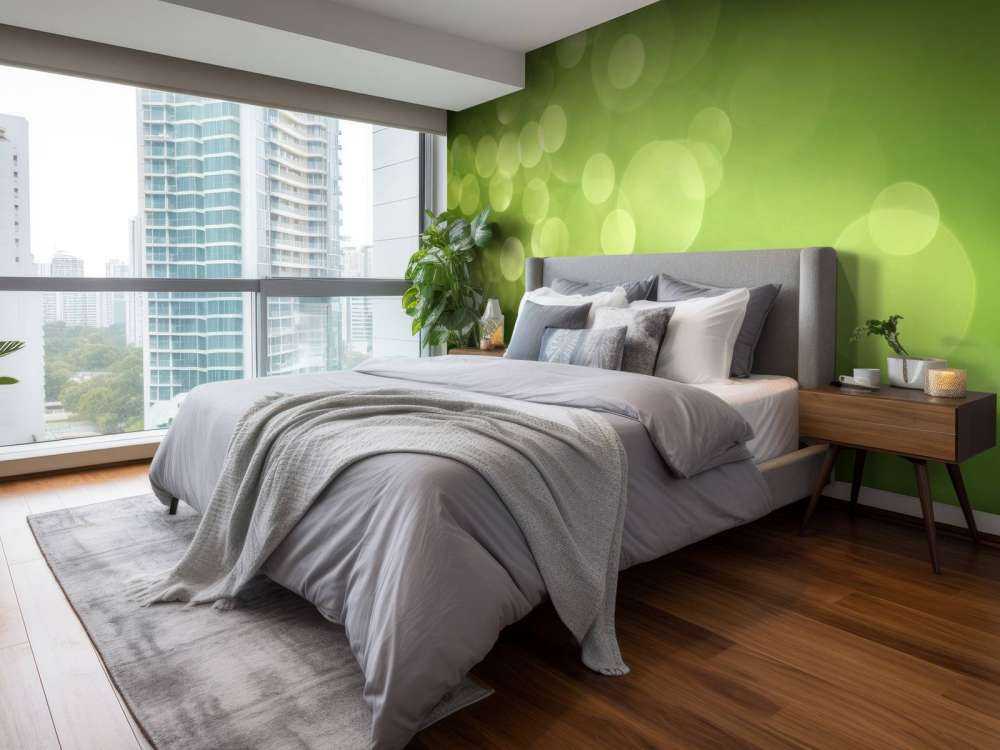 Abstract groene cirkels