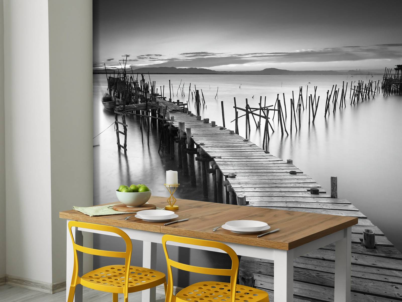 Verlaten pier