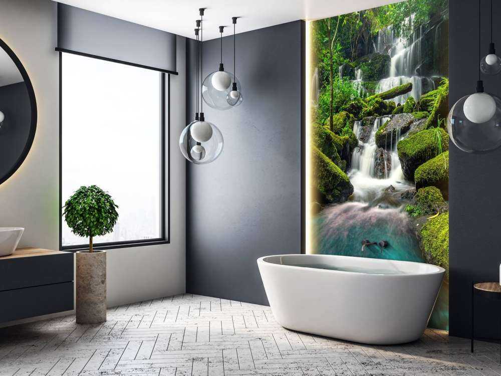Waterval in een jungle