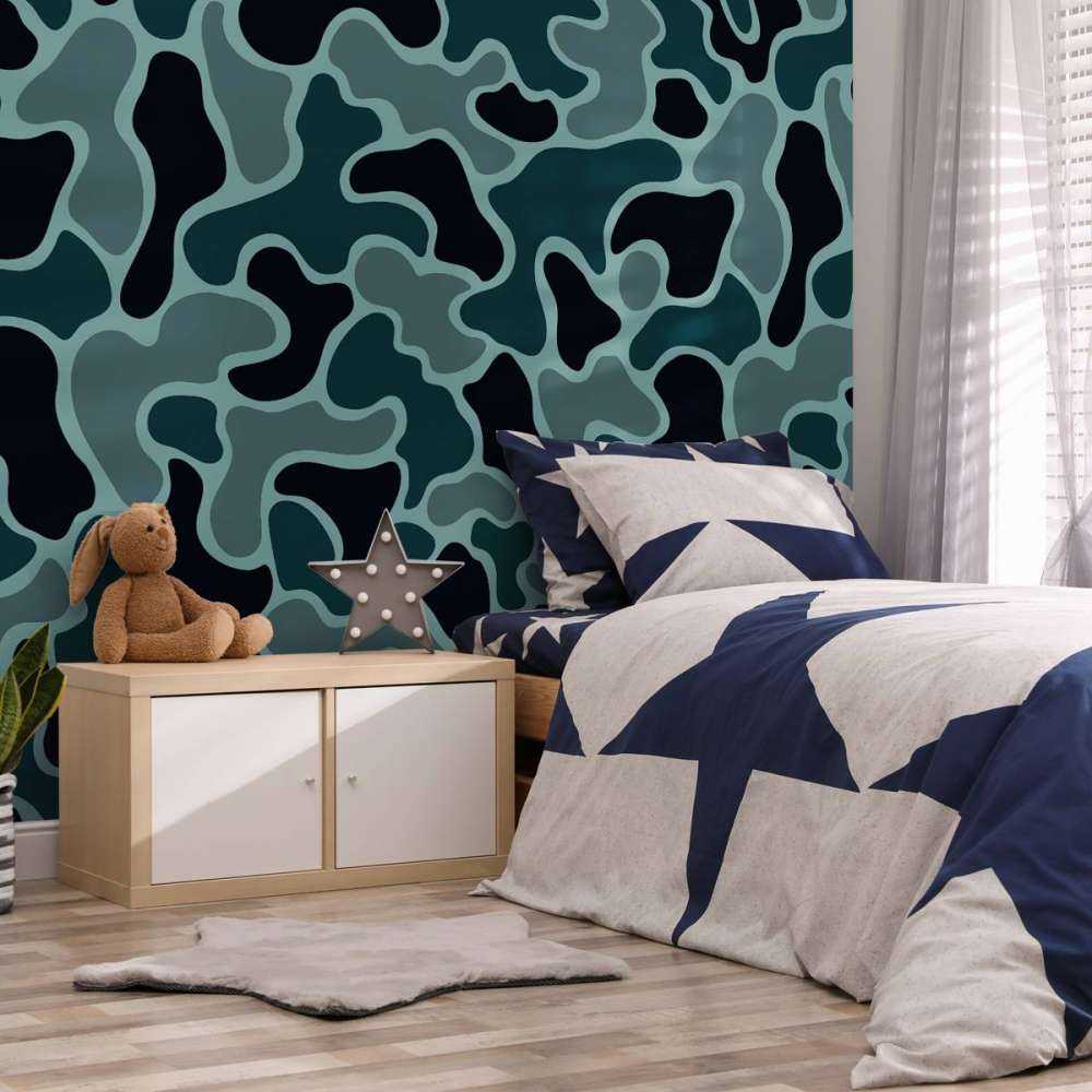 Groen grijze camouflage 