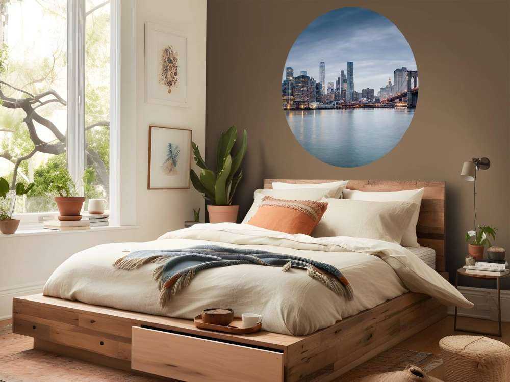 New York City zonsondergang