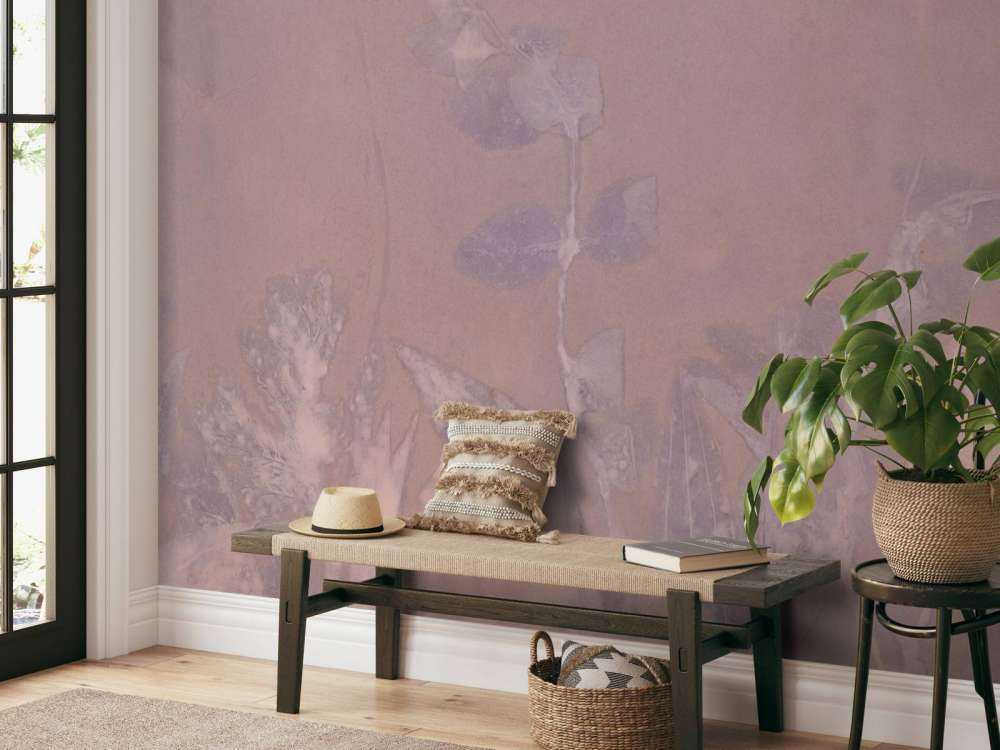 Wilde geranium en sneeuwbes - mauve