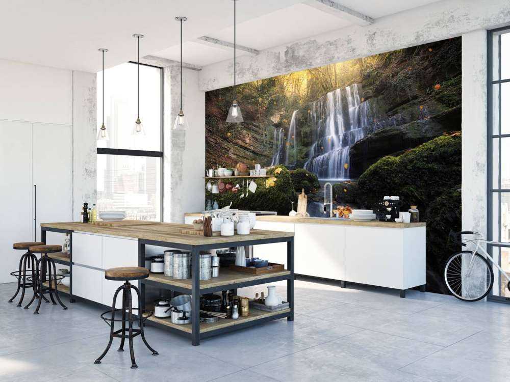 Herfstwaterval in het Woud