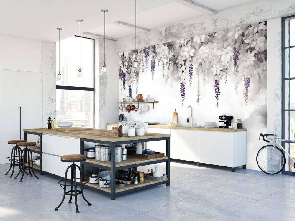 Gentle Wisteria Garden Grey