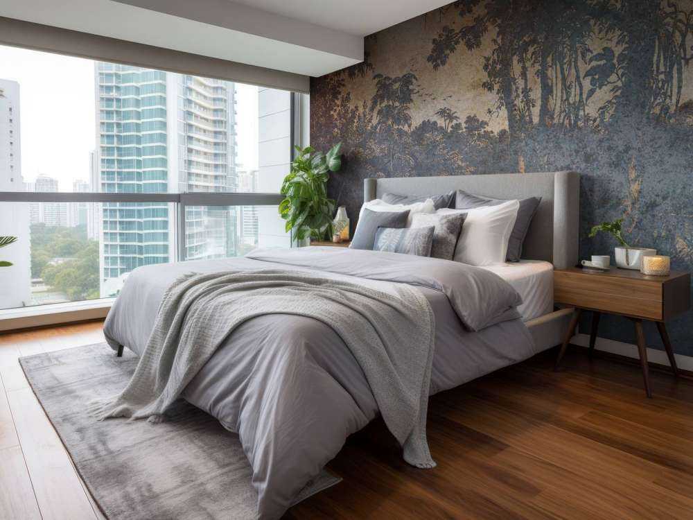 Verweerd oerwoud in schemerlicht