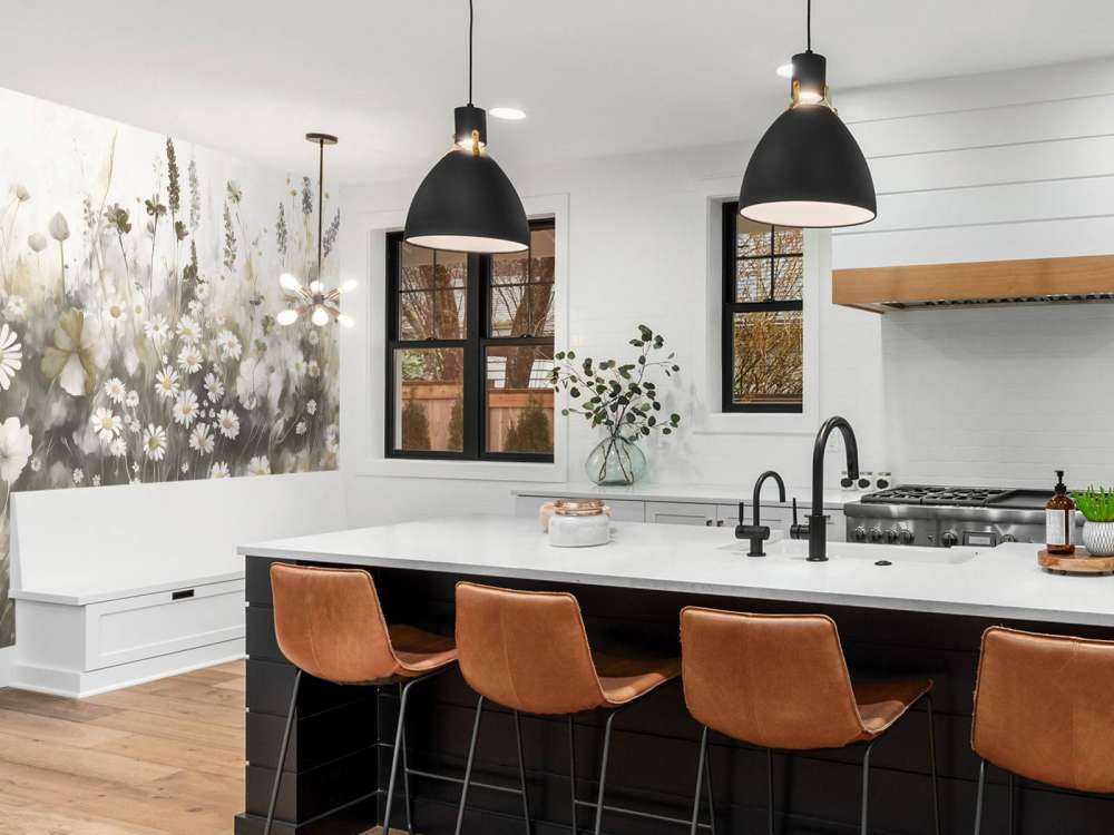 Lush Greenery of Summer Warm Taupe