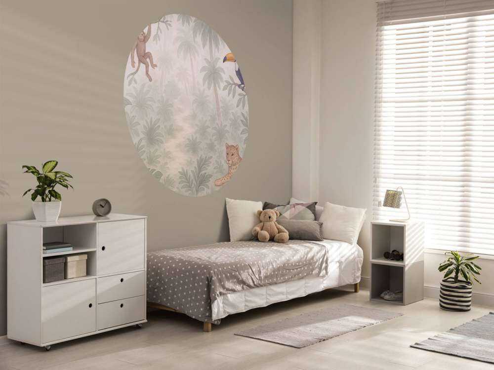 Junglevrienden in de ochtendmist