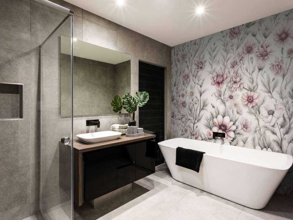 Floral romantic wall Pink