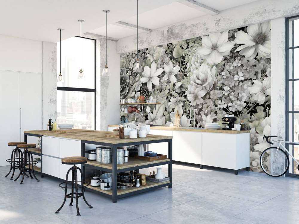 Flower festivalSEAMLESS Light Brown