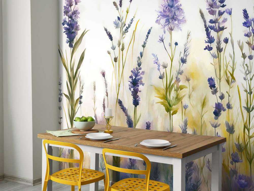 Lavender Glade Seamless Pastel