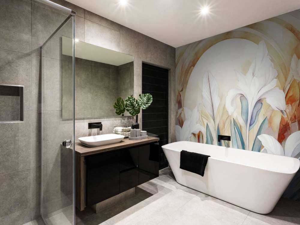 Irises at Sunrise Blue