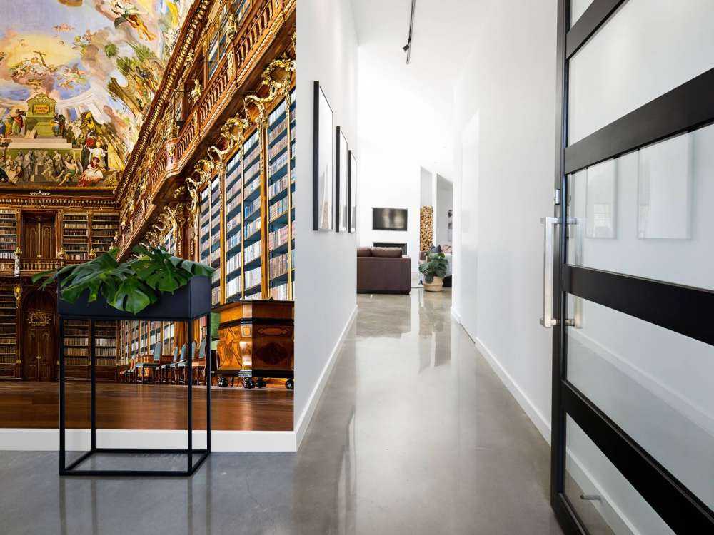 Historische Bibliotheek in Warm Hout