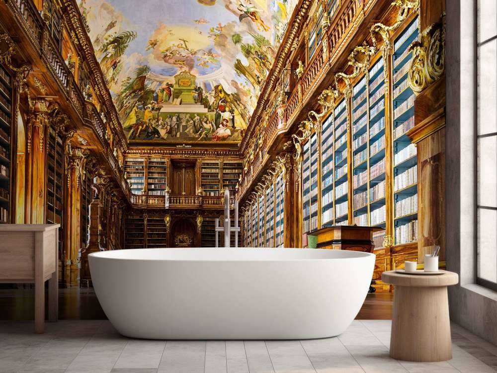 Historische Bibliotheek in Warm Hout