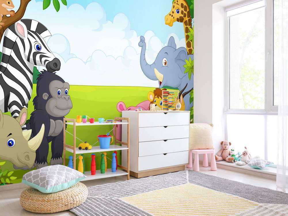 Wilde dieren in de jungle