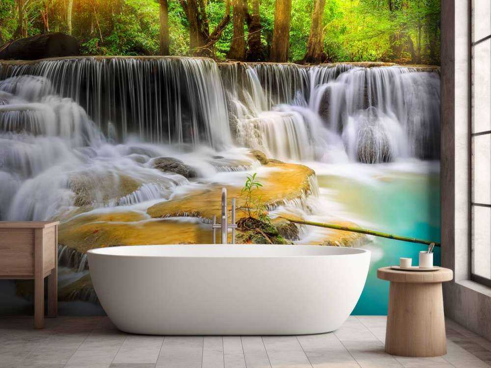 Hemelse waterval in Thailand