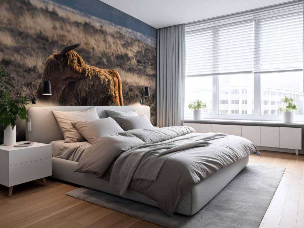 Schotse Hooglander in het wild