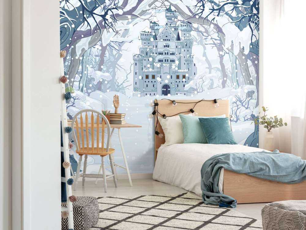 Ingesneeuwd sprookjesbos