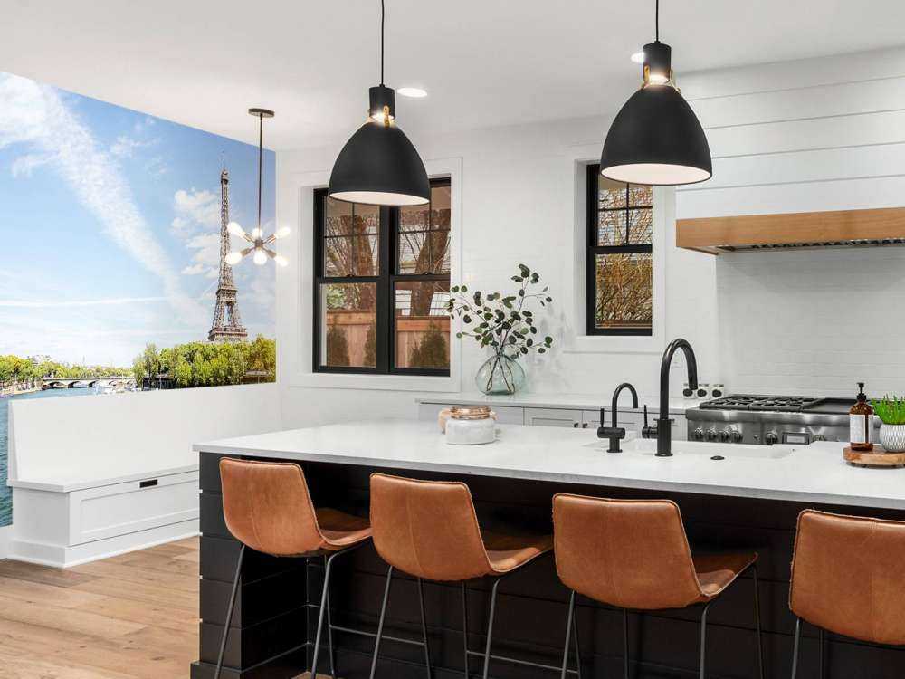 Rivier langs de Eiffeltoren