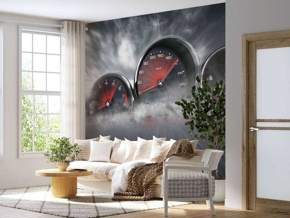 Kilometertellers design