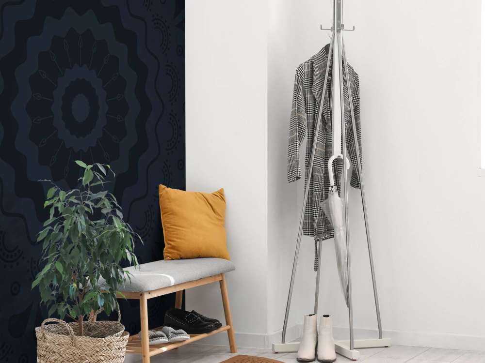 mandala's van bladeren