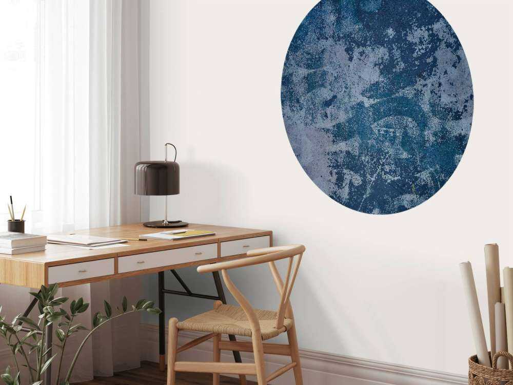 Verweerde muurschildering