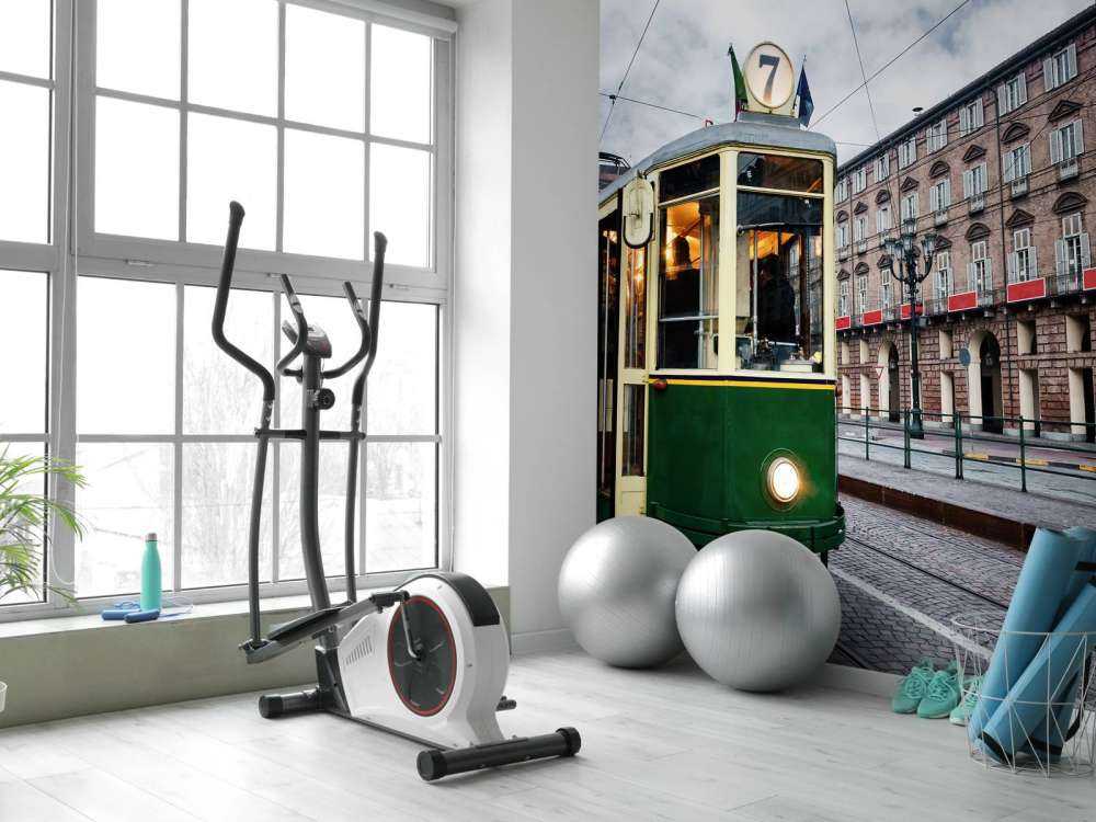 Groene tram in Turijn