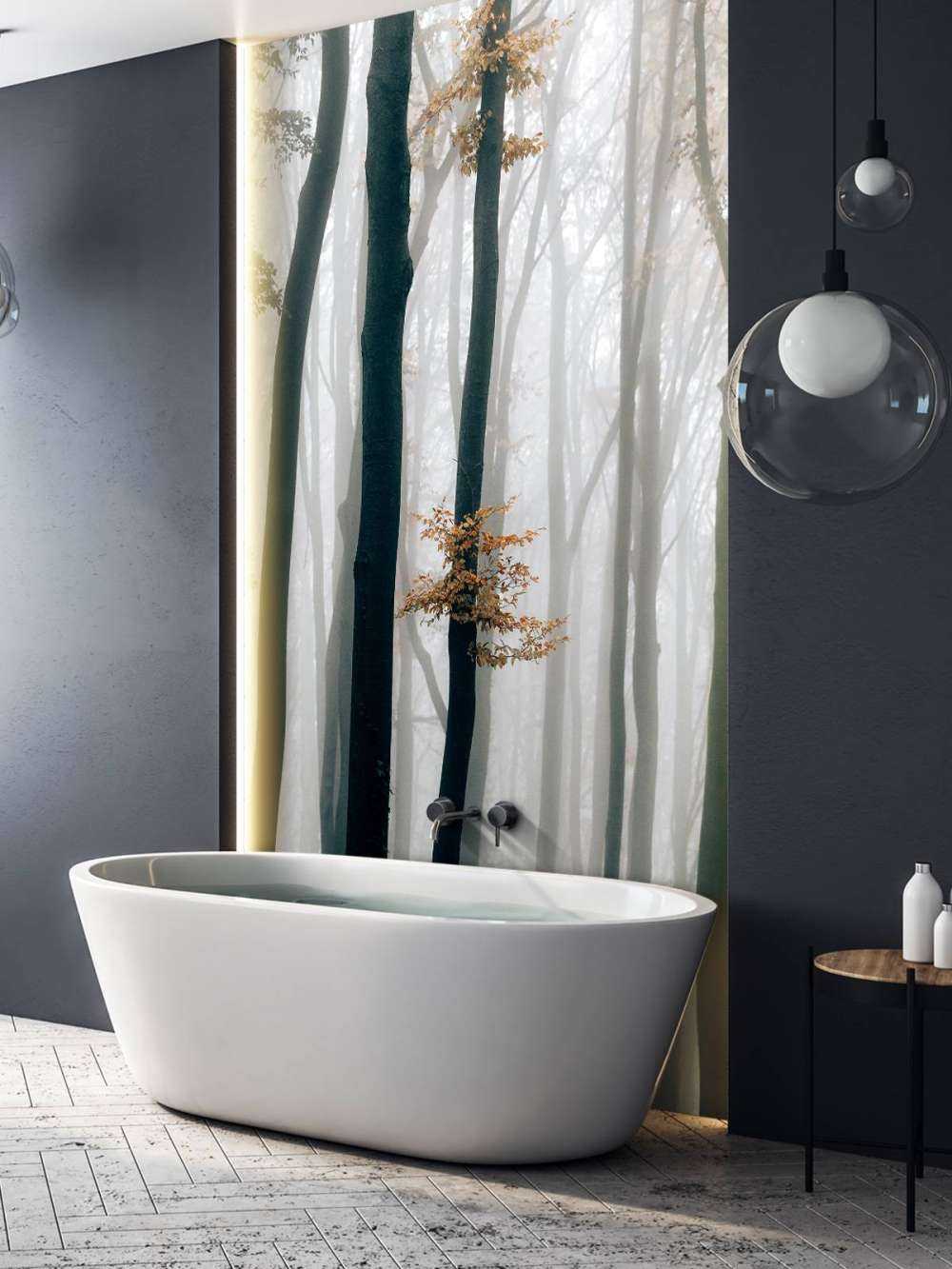 Mist in het beukenbos