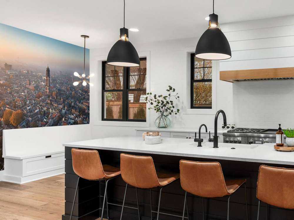 Bovenaanzicht van Utrecht