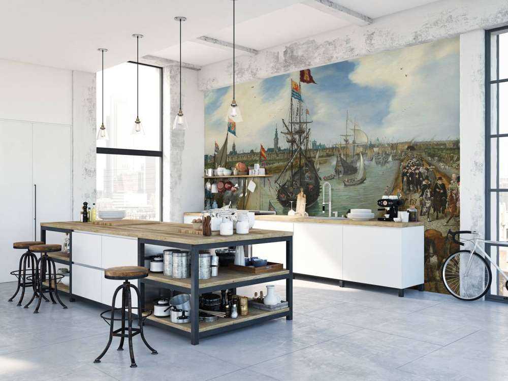 Het vertrek van een hoogwaardigheidsbekleder uit Middelburg